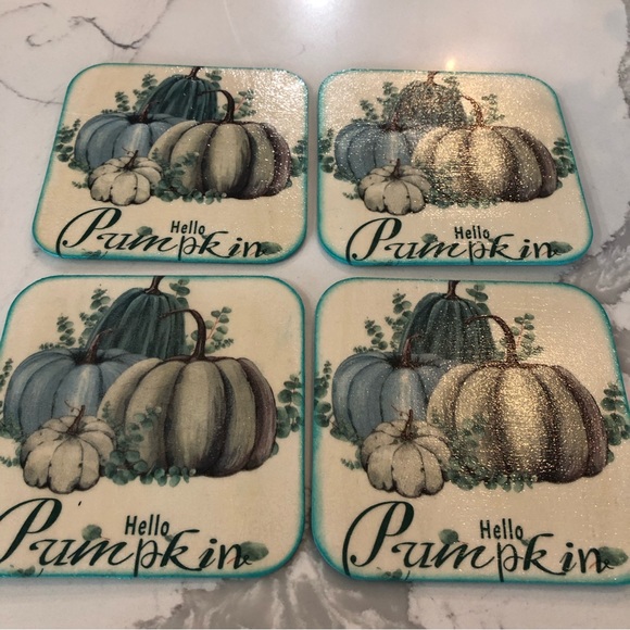 NEW! Farmhouse wood beverage coasters - Picture 2 of 6